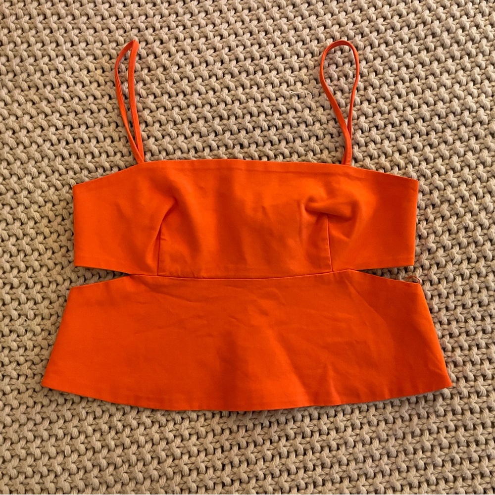 Zara cut out crop top